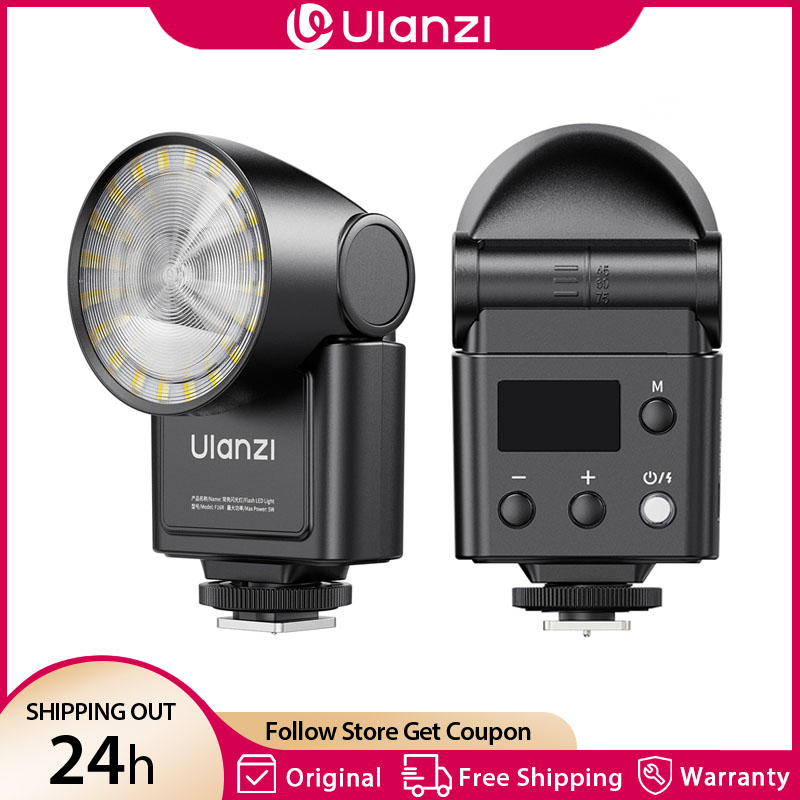 Canon Camera Eos R50 - Ulanzi F16R กล้องแฟลชไฟ LED GN16 2500-6500K