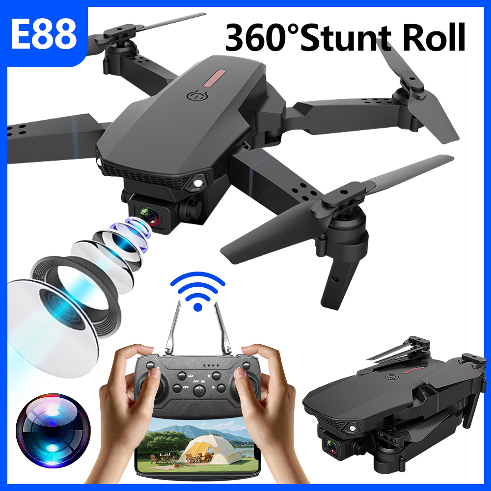 Eachine Drone E58 - E88 Mini Drone UAV 360 องศาหมุนพับ
