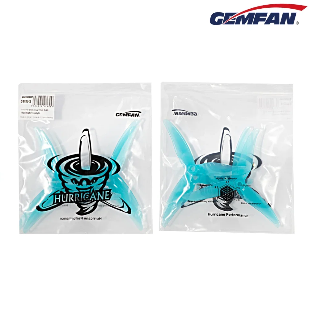Fpv Drone Propeller - ใบพัด Gemfan JB Hurricane 51477 แบบ