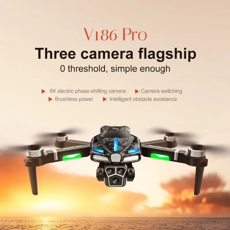 ใหม่V186 Pro Drone Professiona - Fpv Drone Charger บทวิจารณ์และราคา
