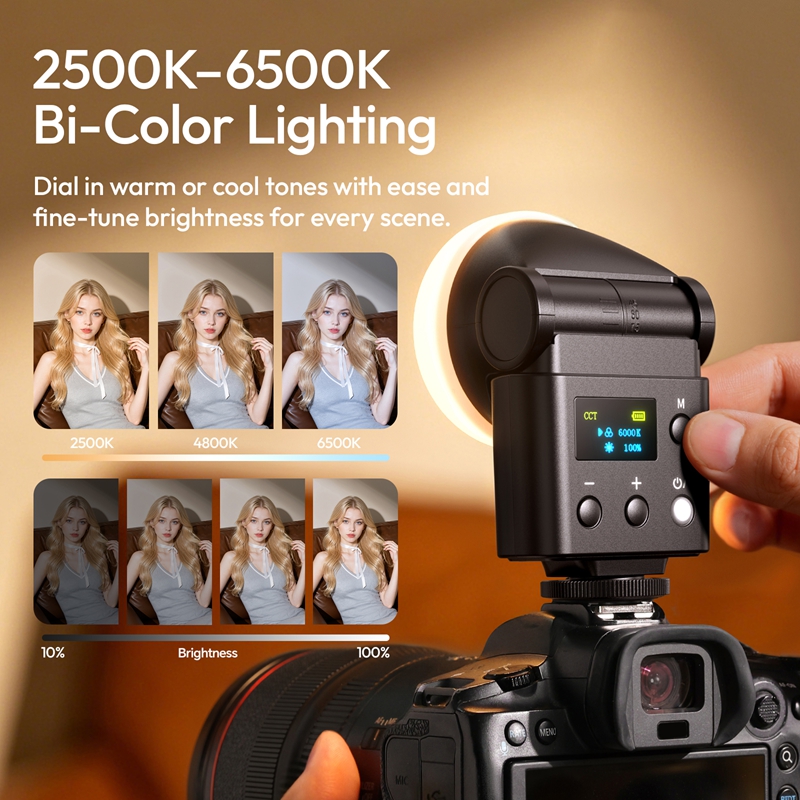 Ulanzi F16R กล้องแฟลชไฟ LED GN - Canon Camera Eos R50 บทวิจารณ์และราคา