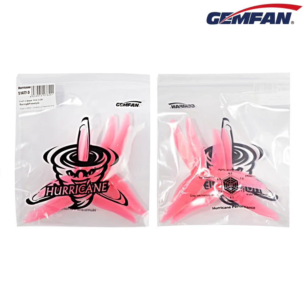 ใบพัด Gemfan JB Hurricane 5147 - Fpv Drone Propeller บทวิจารณ์และราคา
