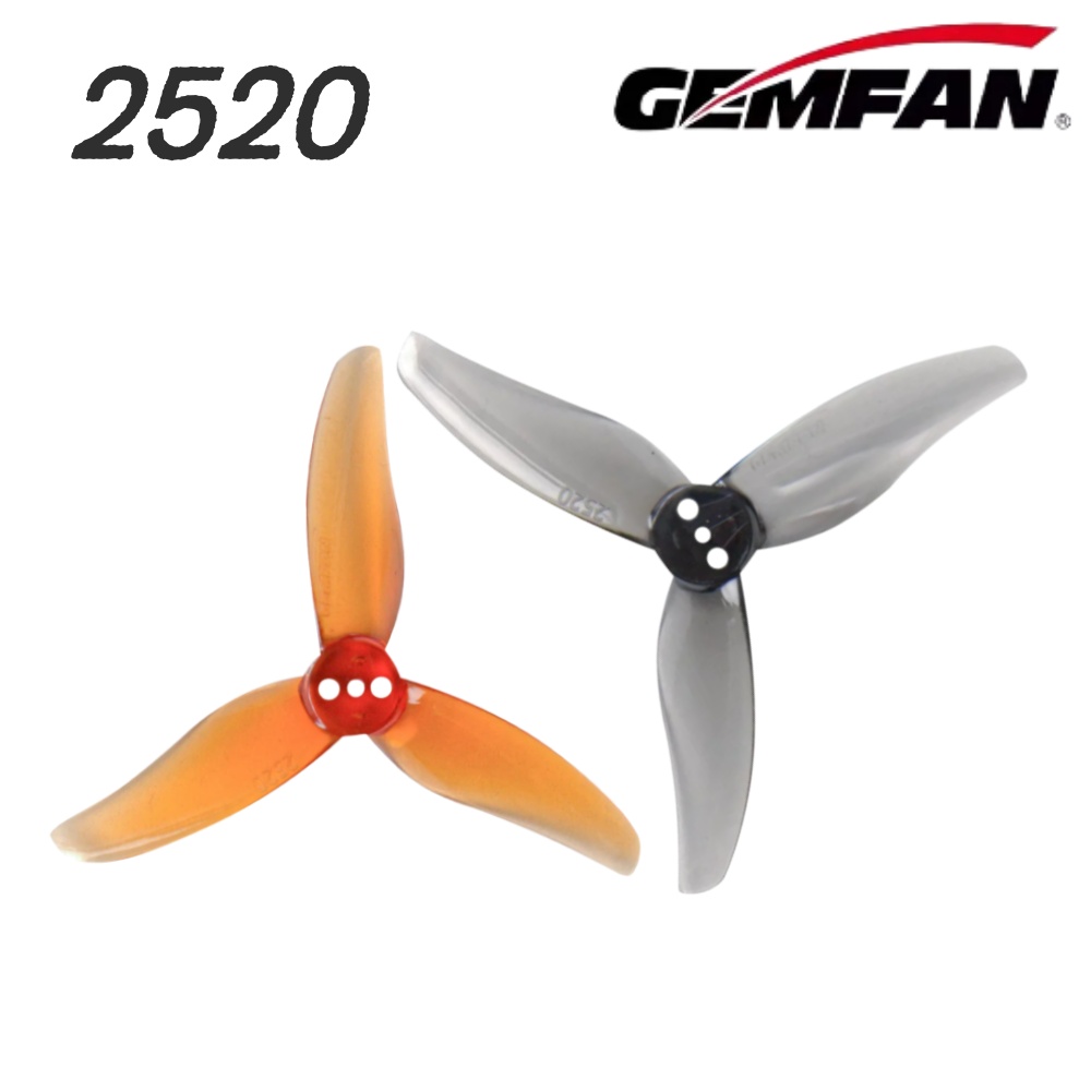 4 คู่เจมแฟน ฮิวริเคน 2520 2.5X - Fpv Drone Propeller บทวิจารณ์และราคา