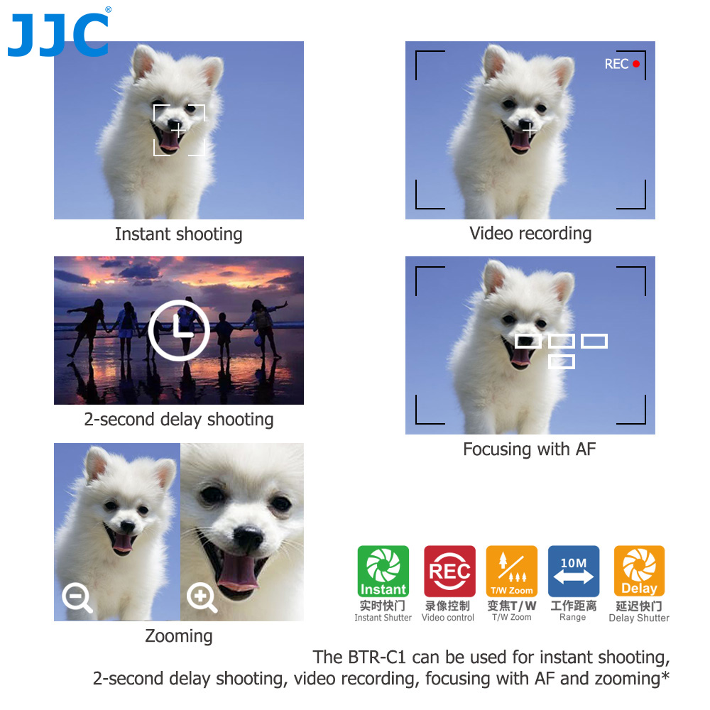 JJC BR-E1 รีโมทคอนโทรลบลูทูธสำ - Canon Camera Eos R50 บทวิจารณ์และราคา
