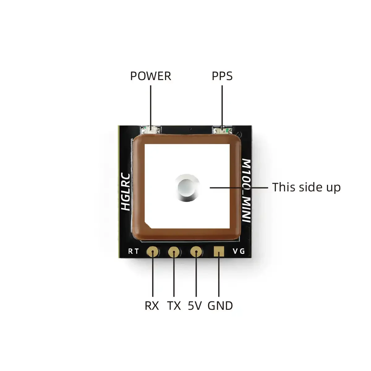 HGLRC M100 MINI GPS โมดูล M10  - Fpv Drone Antenna บทวิจารณ์และราคา